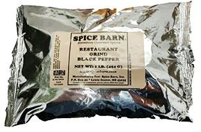Restaurant Grind Black Pepper Bag